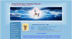 Desktop Screenshot of holyredeemernb.org